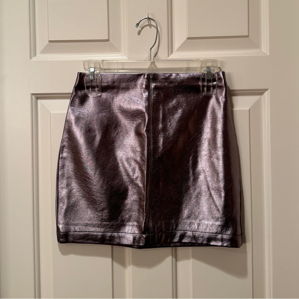 Hollister Metallic Mini Skirt